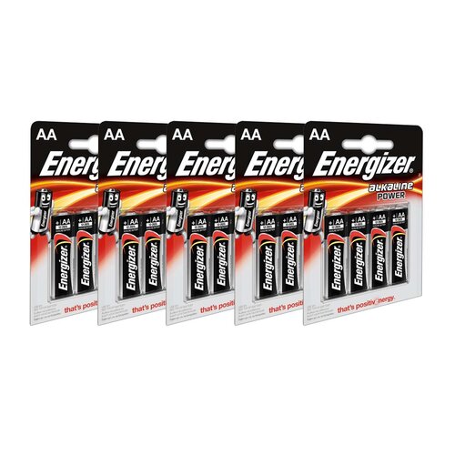 Baterie AA LR6 ENERGIZER Alkaline Power (20 szt.)